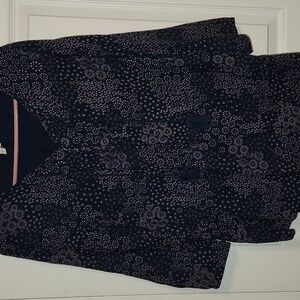 Sonoma Navy and Pink blouse